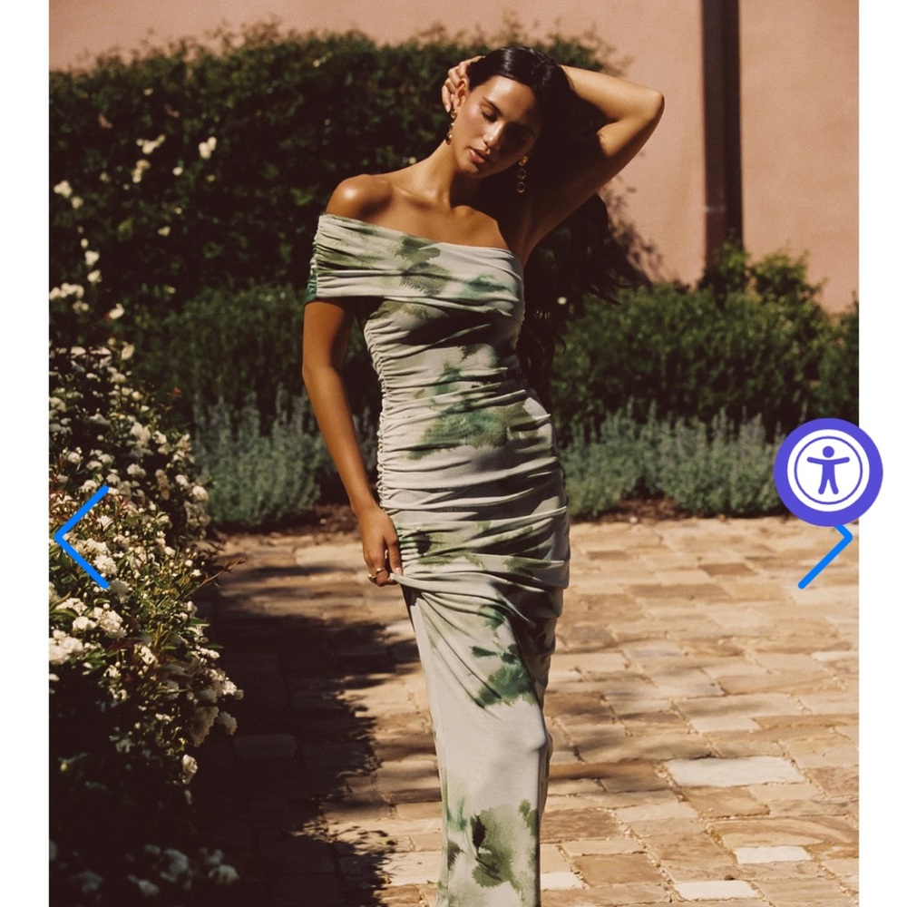 Caroline Maxi Dress Mesh